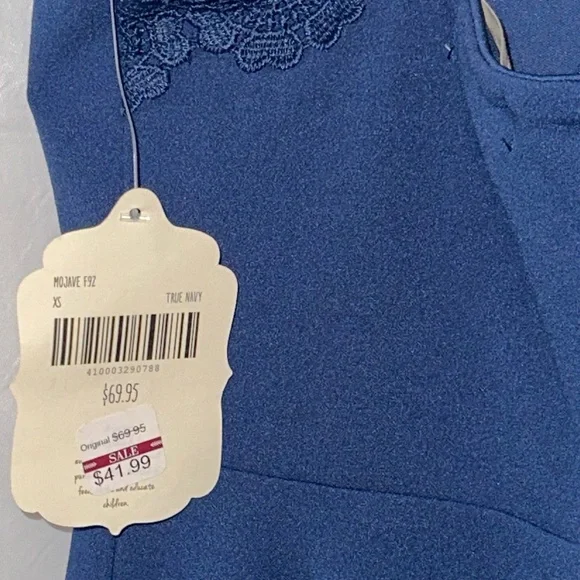 NWT- Alter'd State XS Mohave Halter Dress in True Navy - Picture 6 of 7